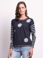 Oh Three Spots and Stripes Jumper