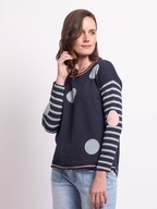 Oh Three Spots and Stripes Jumper