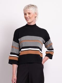 Foil High Neck Jumper-style-MCRAES