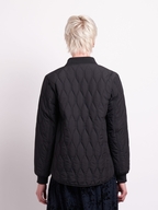 Foil Quilted Snap Jacket