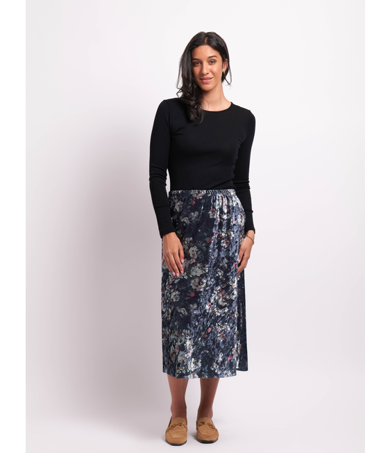 Memo Velveteen Skirt