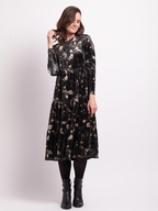 Memo Velveteen Dress