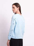 Foil Embroidery Anglaise Sweatshirt