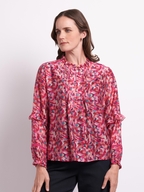 Oh Three Front Tuck Blouse