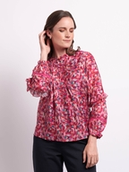 Oh Three Front Tuck Blouse