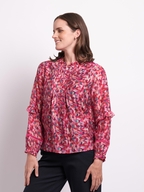 Oh Three Front Tuck Blouse